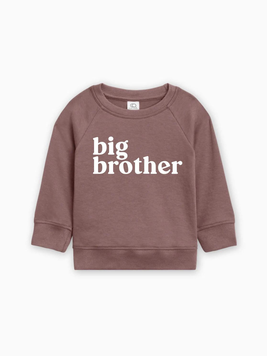 Big Bother Organic Cotton Pullover (Serif)